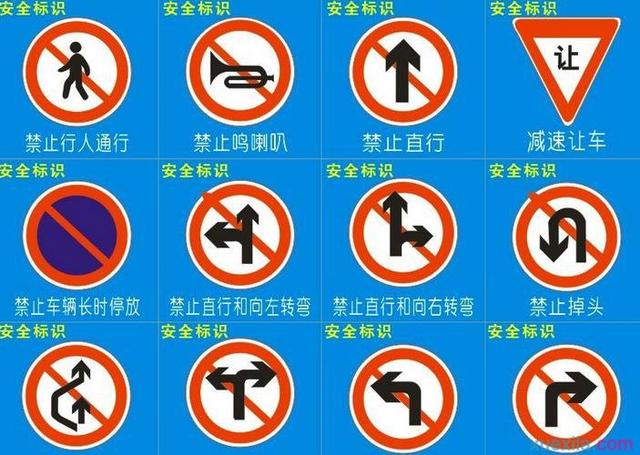 看清信號燈、標牌與標線