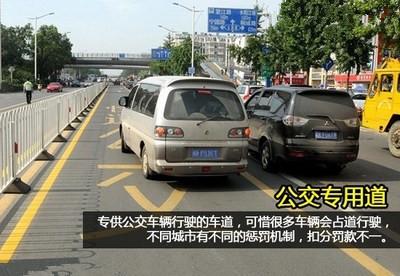 看清信號燈、標牌與標線