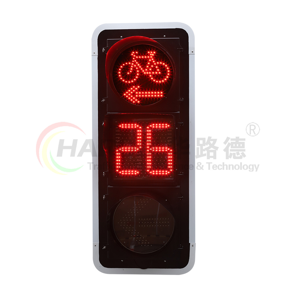 內嵌雙8數顯左轉非機動車信號燈-3