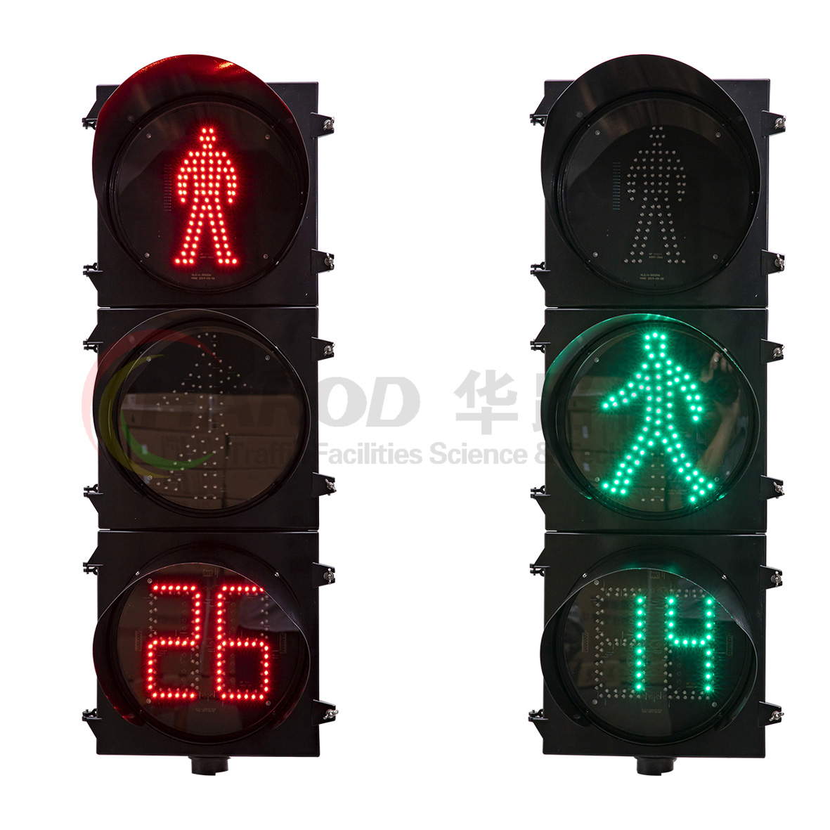 帶獨(dú)立數(shù)顯動(dòng)態(tài)行人橫道燈