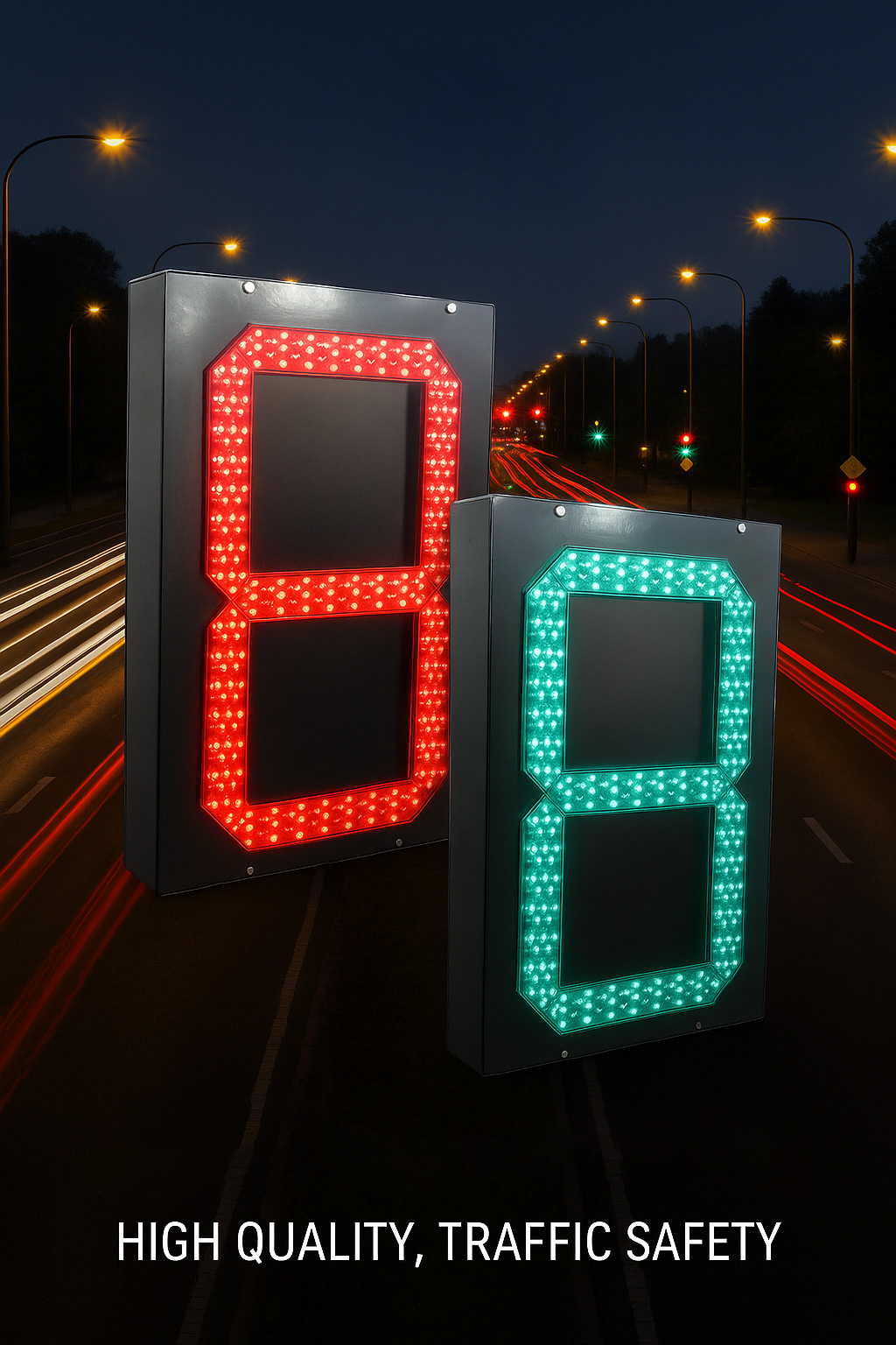 交通信號燈倒計時顯示器