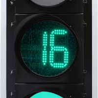 紅綠滿盤中間黃滿盤帶雙8數顯信號燈-2