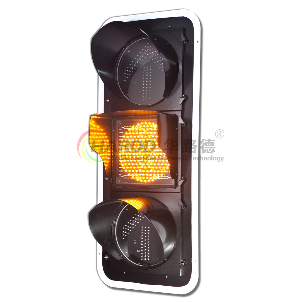 直行箭頭帶雙8倒計時交通信號燈