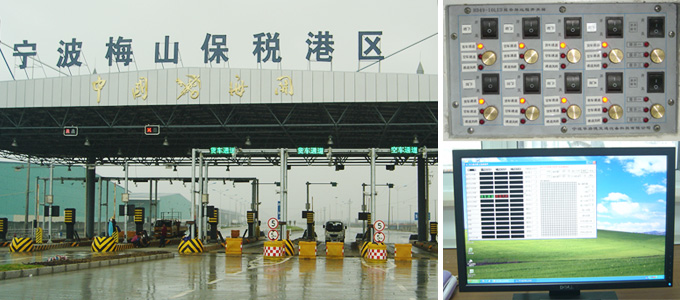 卡口LED顯示屏控制系統組成圖