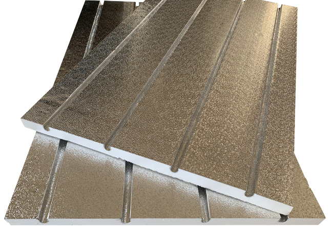 预置沟槽铝板地暖模块